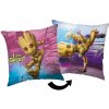 Jerry Fabrics Mikroplyšový vankúš Groot I am Groot Polyester 40x40