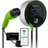 Qoltec EV nabíjačka pre elektromobil 2 v 1 Typ 2 | 22 kW | Wi-Fi | | LCD | 3 fázy | Wallbox | Aplikácia Smart Life | RFID | 5 m