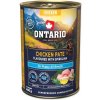 Ontario Puppy kuracie paté s príchuťou spirulíny 400 g