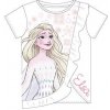 Dievčenské bavlené tričko DISNEY FROZEN, biele 4 roky (104cm)