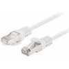 Lanberg patchcord kat.6 FTP 0.5m biely Fluke Passed 10 ks