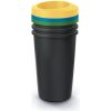 Prosperplast s.r.o. Set košov na triedený odpad, okrúhle, 3 x 45 l, farebná
