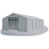 Skladový stan 5x10x2,5m strecha PVC 560g/m2 boky PVC 500g/m2 konštrukcie ZIMA PLUS Šedá Šedá Šedá
