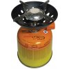 Sada: kempingový varič WIND SHIELD s reguláciou + 300g kartuša, závit 7/16”, Elico