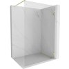 Mexen Lunar sprchová stena pravá 90 x 200 cm, 8mm číre sklo, zlatá matná, 830-090-000-55-00-P