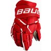 Hokejové rukavice Bauer Supreme MACH Red Senior 15 palcov