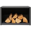 OKO S3/S4 Bio Etanol Stove Log Store v Charcoal Grey