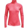 Dámske tričko Under Armour New Tech 1/2 Zip – Twist - Dámske športové tričko s dlhým rukávom a polovičným zipsom New Tech Twist od Under Armour, v ružovej farbe.