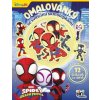 Omalovánky se svítícími samolepkami Spidey