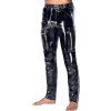 Black Level Tight Vinyl Trousers 2890585 Black L