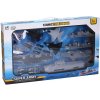 Wiky Vehicles Lietadlová loď s katapultom 25 cm set s ponorkou WKW039656