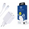 3mk Hyper Charger PD 45W USB Cable C to C White