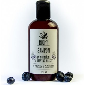 Biofy Šampón na normálne a mastné vlasy s výťažkom z čučoriedok 250 ml