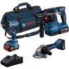 Bosch Bosch kombinovaná sada GSR+GWS+GBH+3×4,0Ah+GAL18V-40 Professional v tašce 0615A5007L