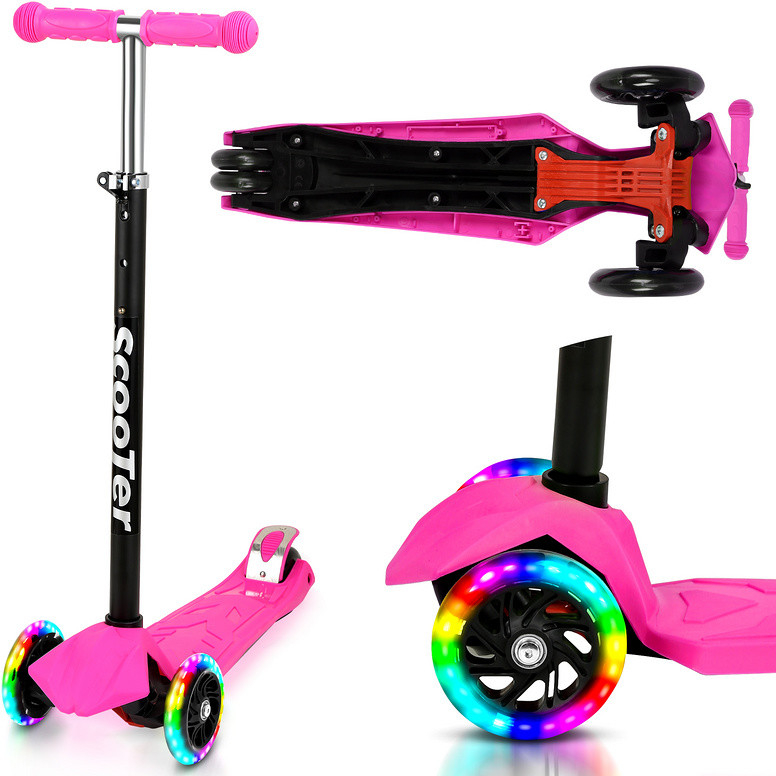 Yakimz Funscooter Kick Scooter 3-kolesová LED