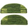 Najkoberce Nášľap na schody Adagio 12 zelený 67x24 cm + 3 cm záhyb