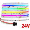 Digitálny LED COB pás WLED WS2814 RGBIC + NEUTRÁLNA BIELA 784 LED/m 24V 5m