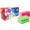 Niteola Grip Scrub Sponge Ultra tvarovaná hubka na riad 9 x 7 x 4,5 cm 4 ks