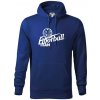 Florbal team - Mikina pánska Cape s kapucňou - 4XL ( Kráľovská modrá )