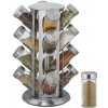 Nerezový stojan na koreničky otočný, 17-dielny RD2732