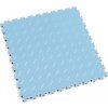 Modrá plastová PVC záťažová dlažba Fortelock Industry (diamant) - dĺžka 51 cm, šírka 51 cm, výška 0,7 cm