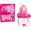 LEAN TOYS Toaletný stolík s príslušenstvom, MP3 - ružová