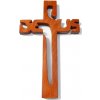 Kríž: JESUS, drevený - čerešňa - 221