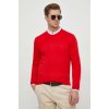 Bavlnený sveter Tommy Hilfiger červená farba, tenký, MW0MW33511 L