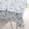 Biante Dekoračný štvorcový obrus PML-060 Modré lúčne kvety na bielom 80x80 cm