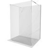 Mexen Kioto, sprchová zástena Walk-In 180 x 200 cm, 8mm číre sklo, chrómový profil, 800-180-002-01-00