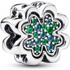 Pandora Trblietavá strieborná korálka Štvorlístok Moments 792752C01