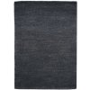 Asra , Ručne všívaný kusový koberec wool čierna, 60x110, čierna, obývacia izba