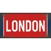 Ceduľa značka London 30,5cm x 15,5cm Plechová tabuľa
