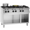 Plynový sporák 6 hořáků, 1200x700x955 mm | BARTSCHER, MFGO 7060 inox