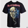 Rock Off tričko metal Iron Maiden Piece of Mind Skull čierna