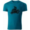 T-ričko BMW GS tour pánske tričko Farba trička: Petrolejová Modrá, Veľkosť: S