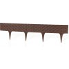 GARDENPLAST Záhradná palisáda RATTAN PALISADE 9,5 cm / 0,8 m hnedá 1 ks