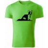 T-ričko Boston Terrier pánske tričko Farba trička: Jablkovozelená, Veľkosť: XXL