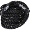 Posilňovacie lano Fitforce BR 12M/38MM čierna,biela