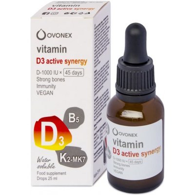 OVONEX Vitamín D3 1000 IU active synergy 25 ml