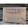 Drevená tabuľka na peniaze k narodeninám 1 - A4 3031
