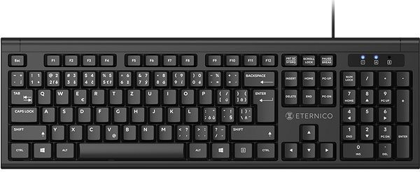 Eternico Essential Keyboard Wired KD1000 AET-KD1000CSBN