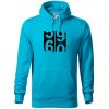 Tachometer 60 - Mikina pánska Cape s kapucňou - 2XL ( Svetlý tyrkys )