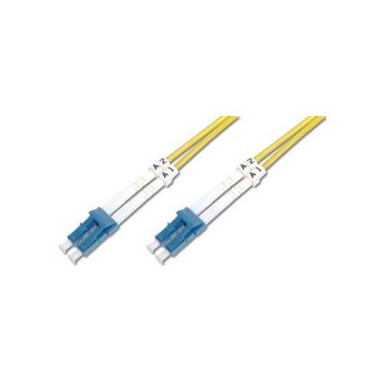 Digitus Fiber Optic Patch Cable, LC to LC,Multimode 50/125 µ, Duplex, 1m