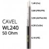 Koaxiálny kábel CAVEL WL240, PE, 50 Ohm 6,10mm, predaj na metre