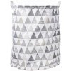 Textilomanie Bielo-sivý kôš na hračky a bielizeň BOWA