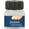 Metalická strieborná farba na textil Javana 20 ml