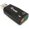 Audio adaptér, 3,5 mm jack-to-USB prevodník ,, EQUIP 