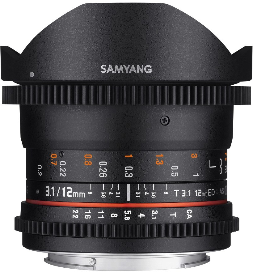 Samyang 12mm T3.1 VDSLR ED AS NCS FishEye Nikon