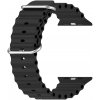 Silikónový remienok Ricardo (pro Apple Watch 42/44/45/49mm), čierny V1